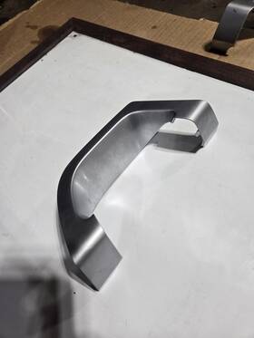 Volvo 30716086 Rh Interior Door Pull Cover - Aluminum Tone 2003-2014 Xc90