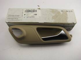 3c8837114h Vw Audi New - Oem Right Interior Inside Door Handle Beige For 13-16 Cc 3c8837114hokb