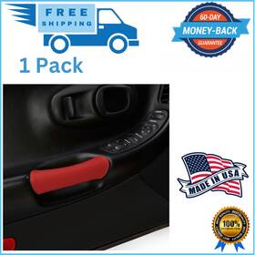 West Coast Corvette / Camaro 616043160832 Door Handle Accent Pair- Leather 1997-2004 C5 And Z06 Torch Red