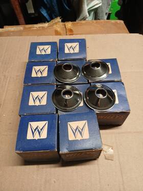 679729 Willys Lot Of 10 Boxes Vintage Door Escutcheons Nos Each Box 4 Pieces