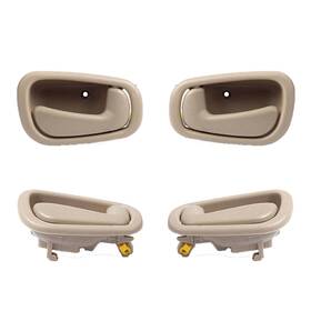 Wish2016 W0124 Interior Inner Inside Door Handle Beige 2 Left Right For 98-02 Toyota Corolla