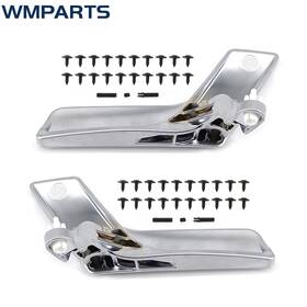 Dh-0024-skd Wmparts 2x Inner Door Handle Left Right Matte Sliver For Mercedes Benz C250 C300
