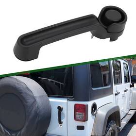 No.55395410ah X Autohaux 55395410ah Tailgate Handle Replacement For Jeep Wrangler 2007-2017 Black Rear