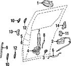 Xf2z1626681aa Windstar Ford Oem Loading 99-03 Side Left Door-handle