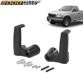 Ylw808165 Ylwspeed2000 Vent Window Handles Locks Black Lh&rh Fit For Ford Bronco F-150 And More 1980-1996
