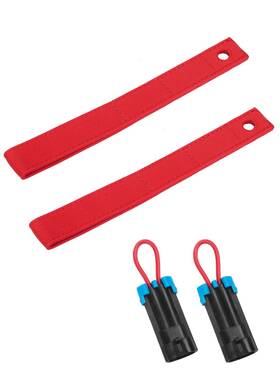 Zid 768443674133 Utv Door Handle Pull Strap Belt For Can Am Maverick X3 2pcs Black Red