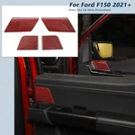 4X Interior Front Rear Door Panel Trim Cover Ford F150 2021+RED Carbon Fiber. Fixed Price $11.90.