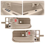 Fits Toyota 2003-2008 Corolla Inside Interior Door Handle Right & Left Set Beige. Fixed Price $10.00.