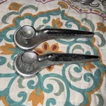 Pair Of 1955 1956 Chrysler Inside Door Handles 1602527 Rd. Fixed Price $47.50.