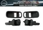Nissan Genuine Skyline BNR32 Gt-r Gtr Inside Door Handle Trim Cover Set Oem. Fixed Price $155.49.