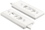 Prime-line F 2728 Tilt Latch Pair, White Plastic Construction, Spring Loaded,. Fixed Price $8.29.