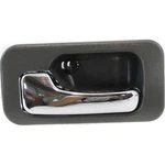 Interior Door Handle Gray Bezel With Chrome Lever Rear Driver Side For 90-93. Fixed Price $13.60.