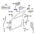 For Dodge Challenger 15-23 Front Left Inner Interior Door Handle. Fixed Price $263.97.