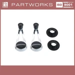 2X Window Cranks For Porsche 911 -'68 Regulator + Covers Rosettes. Fixed Price $124.18.