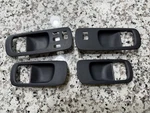 1995-2000 Lexus LS400 Black Door Handle Trim Bezels Oem Front & Rear Set. Fixed Price $135.00.