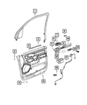 Genuine Mopar Inside Release Handle Left 6EK77HL1AD. Fixed Price $39.06.
