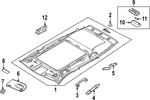 Genuine Nissan Interior Grab Bar Bracket 73944-6RA0A. Fixed Price $28.24.