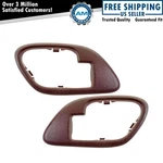 Trq Red Interior Inside Door Handle Bezel & Pair For Chevy Gmc Truck. Fixed Price $25.85.