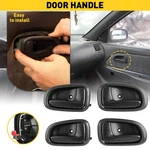 4X Front+rear+right+left Interior Door Handle Set Black For 1993-1997 Geo Prizm. Fixed Price $17.99.