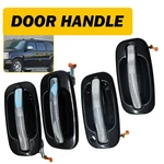 4PCS Outside Door Handles Painted Black For Silverado Tahoe Sierra 99-06. Fixed Price $37.99.
