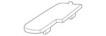 Genuine Nissan Door Panel Handle Cover 80944-3TA0A. Fixed Price $9.89.