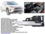 Interior Door Handle For RAV4 Camry Corolla Front Rear Passenger 6920506120C0. Fixed Price $21.59.