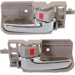 Door Handle Set For 2003-2008 Toyota Corolla Brown Bezel W/chrome Lever 2-PCS. Fixed Price $18.99.