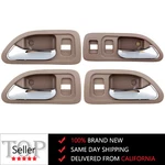 4PCS Door Handles Chrome Beige Inside Passenger & Driver For 94-97 Honda Accord. Fixed Price $25.69.