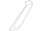 Genuine Audi Door Panel Handle Cover 80A-867-372-A-6PS. Fixed Price $45.80.