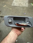 98-02 Accord 4DR Sedan Right Front Inside Door Handle Bezel Frame Plate Grey. Fixed Price $20.00.