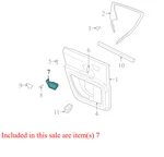 2009-2020 Dodge Journey Rear Left Interior Door Handle Oem 1GC78DK7AA. Fixed Price $29.99.