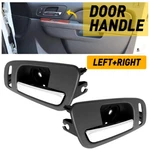 Inner Interior Inside Door Handle Black Chrome Lever Front Left Right Set Of 2. Fixed Price $18.99.