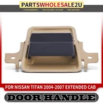 Rear Lh Interior Door Handle For Nissan Titan 2004-2007 Extended Cab Black+beige. Fixed Price $20.99.