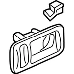 1999-2001 Honda Cr-v Oem Driver Left Rear Interior Door Handle 72165-S47-003ZC. Fixed Price $44.99.