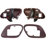 Front Interior Door Handle Kit For 1995-1999 Chevrolet Gmc C1500 K1500 Red Bezel. Fixed Price $63.56.