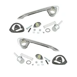 Exterior Door Handle Pair With Gaskets Mounting Hardware F-100 1961-1966. Fixed Price $95.99.