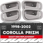 Interior Door Handle 4-PC, Left & Right For 1998-2002 Toyota Corolla 4-PIEC.... Fixed Price $19.99.