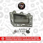 Brown Door Handle Fits 05-10 Jeep Grand Cherokee Rear+right Passenger Inside New. Fixed Price $13.49.