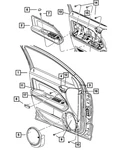Genuine Mopar Door Trim Panel Bezel Left 1JU73XDVAA. Fixed Price $44.36.