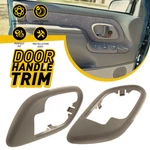 Inside Interior Door Handle Trim Tan Set For Bezels Chevy Gmc Truck New. Fixed Price $17.09.