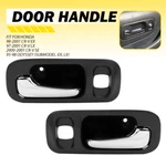 Front Inside Door Handles Set + Black Chrome For 1997-2001 Honda Crv. Fixed Price $14.24.