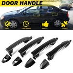 4X For 2004-2009 Kia Spectra Exterior Door Handle Front Rear Left Right Black Ee. Fixed Price $22.79.