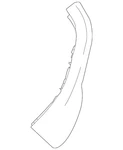 Genuine Volkswagen Exterior Door Handle Cover 1K0-868-040-B-81U. Fixed Price $31.46.