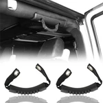 Hooke Road Rear Windshield Pillar Seat Grab Handles For 07-18 Jeep Wrangler Jk. Fixed Price $8.99.