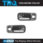 Trq Door Handle Interior Gray Chrome Driver Passenger Pair Rear For Honda Crv. Fixed Price $27.95.