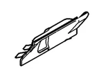 Genuine Ford Interior Door Handle Trim 9C2Z-1522634-AA. Fixed Price $31.58.
