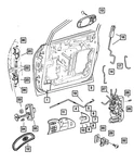 Genuine Mopar Door Interior Handle Right RT76WL5AA. Fixed Price $25.21.