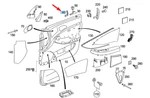 Mercedes-benz Cls C219 Front Inner Door Handle Clip A2117660067. Fixed Price $8.40.
