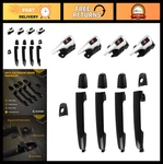 Gledewen Door Handle Set For 2009-2014 Toyota Corolla Matrix Black Chrome. Fixed Price $69.99.