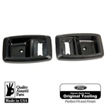 1979-1993 Mustang Black Inside Interior Door Handle Trim Bezels Ford Tooling. Fixed Price $14.95.